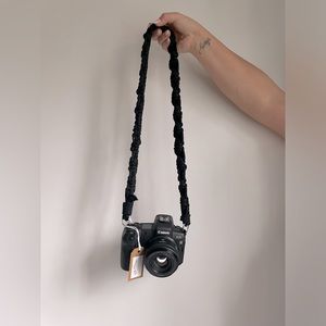 Macrame camera strap